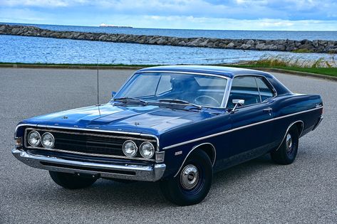 1968 Ford Fairlane 428 Cobra Jet is a 1-of-22 Sleeper Ford Fairlane 500, Modern Muscle Cars, Fairlane 500, Mercury Montego, Ford Ltd, Ford Torino, Classic Cars Trucks Hot Rods, Ford Shelby, Ford Classic Cars