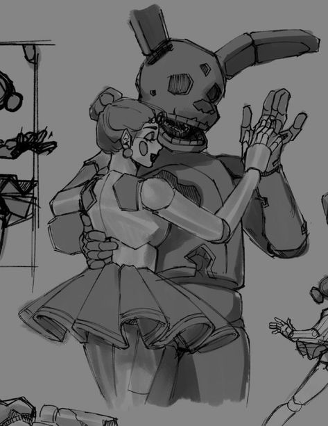 Ballora Fnaf, Spring Trap, Indie Game Art, Fnaf Sister Location, Video Game Fan Art, Mix Photo, Animatronic Fnaf, Circus Baby, Ship Drawing