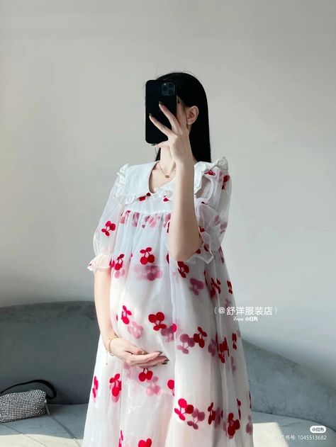 Pregnant Dress Casual, Tokyo Clothes, Pregnancy Timeline, Cute Maternity Dresses, Vestidos Retro, Dresses For Pregnant Women, Clothes For Pregnant Women, Sleepwear Fashion, Cute Maternity Outfits