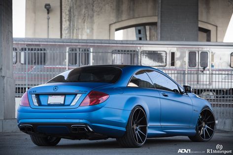 Gorgeous Satin Blue Mercedes CL63 AMG by ADV1 Mercedes Cl 63 Amg, Blue Mercedes, Mercedes Cl63, Mercedes Convertible, Mercedes Cl, Cl63 Amg, Mercedes W126, Bentley Continental Gt Speed, Europe Car