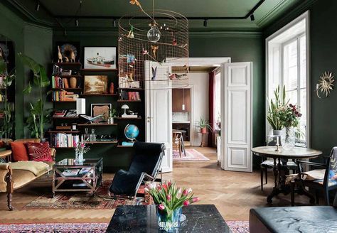 Dark Green Ceiling, Home Organisation, Dark Green, Ceiling, Living Room