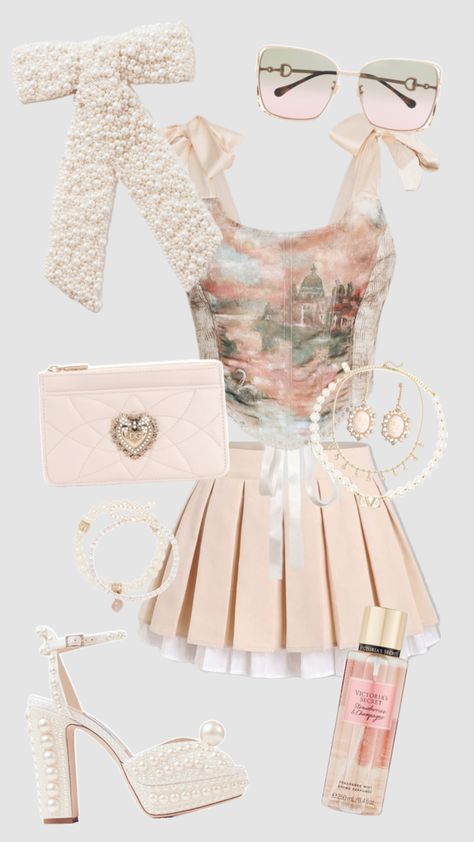 #outfitinspo #outfit #outfitideas #style #fashion #fashioninspo #aesthetic #coquette #coquetteaesthetic #spring #summer #summeraesthetic #pink #pinkaesthetic #preppy #princess #cute #girly #trendy #fyp Easy Closet Organization, Easy Closet, Closet Organization Tips, Punk Style Outfits, Korean Outfits Kpop, Space Fashion, Preformance Outfits, Outfit Streetwear, Aesthetic Coquette