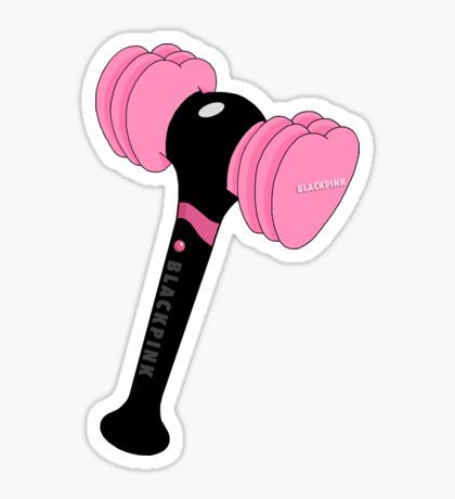 BLACKPINK Lightstick Sticker Blackpink Lightstick Drawing Easy, Blackpink Lightstick Tattoo, Pop Stickers Blackpink, Blackpink Lightstick Sticker, Cute Stickers Blackpink, Black Pink Lightstick, Black Pink Stickers, Blink Sticker, Bp Stickers