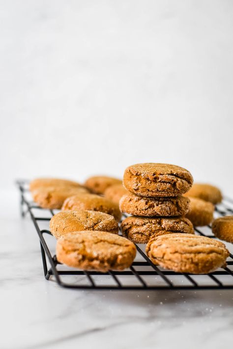 Herman Coffee Cake Recipe, Pancake Shapes, Ginger Cookie Recipes, Molasses Cookies Recipe, Winter Baking, Sourdough Starter Discard Recipe, Gluten Free Sourdough, Molasses Cookies, Sourdough Discard