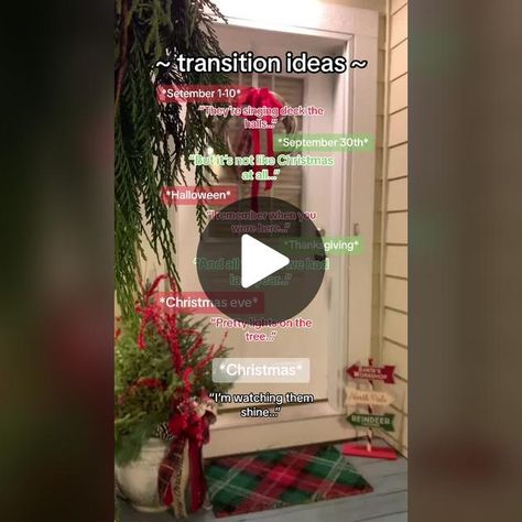 Transition Ideas || Part 65 || Creds:@Rochelle Rae || #viral #transiti... | birthday transitions | TikTok Transition Ideas, Pretty Lights, Deck The Halls, Christmas Eve, Birthday, Christmas