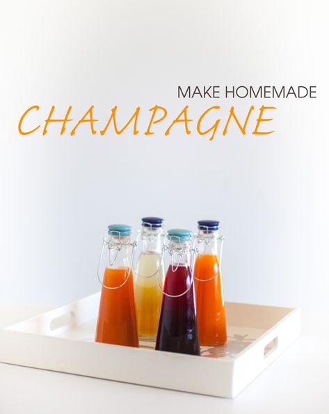 Make champagne at home!!!! How To Make Champagne, Homemade Champagne, Homemade Juices, Homemade Juice, Inspirational Content, Sweet Decoration, Alcohol Recipes, Fermented Foods, How To Make Homemade