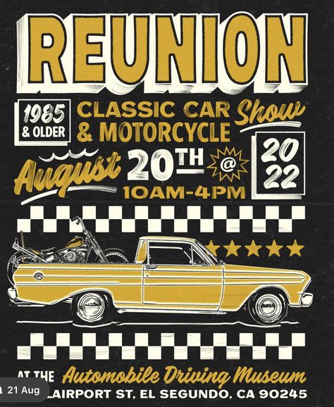 Motorcycle Events, Fail Better, Bike Builder, Motorcycle Culture, Classic Car Show, Custom Muscle Cars, The Reunion, Golden Oldies, Flower Logo