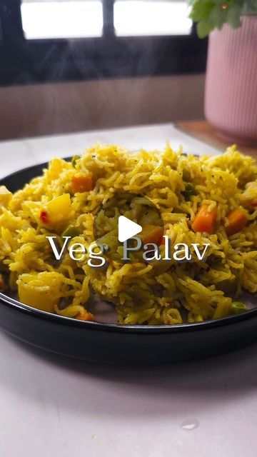 Rajeswari Vijayanand on Instagram: "Vegetable palav recipe 
🛒 Ingredients
1 cup Sona masuri rice (I used basmati this time)
1&¾ cup hot water 
1 Onion
1 Tomato small
1 Carrot
12 Beans
1 Potato
½ cup Cauliflower small florets 12 small pieces
¼ cup peas 
½ teaspoon Coriander seeds powder
½ Lemon
1 teaspoon Ghee optional
¼ teaspoon Turmeric
3 tablespoon Oil
1 Biryani leaf
Salt

To grind to paste
¼ cup Coriander leaves loosely filled
¼ cup Mint leaves loosely filled
¼ Onion
1.5 tablespoon Ginger chopped
6 Garlic large variety
5 Green chilli
1 Cardamom
1 Marathi moggu
½ inch Cinnamon piece
1 Clove
¼ Star anise
📝 Instructions

Slice onion, chop tomato into cubes. Cut the vegetables as per the size you want. 
Keep cauliflower immersed in hot water with salt.

Soak rice for just 10 mins in measu Palav Recipes, Coriander Leaves, Green Chilli, Star Anise, Recipe Ingredients, Coriander Seeds, Chopped Tomatoes, Mint Leaves, Biryani