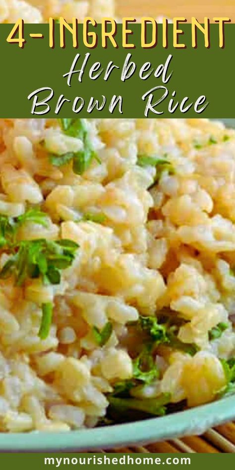 Herbed Brown Rice Recipes, Herbed Brown Rice, Brown Rice And Broccoli Recipes, Brown Rice Pilaf Recipe Easy, Brown Rice And Asparagus Recipes, Simple Brown Rice Recipes, Tasty Brown Rice, Garlic Herb Brown Rice, Shrimp And Brown Rice Recipes Healthy