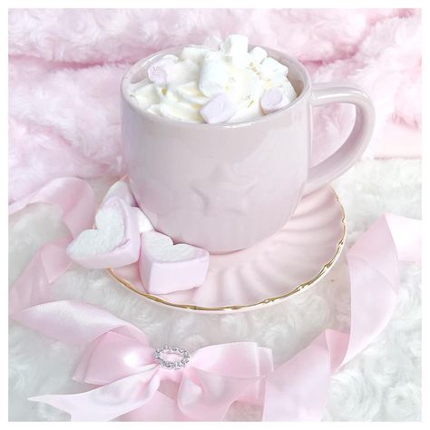 ♡ Chin Up, Princess ♡ Pinterest : ღ Kayla ღ Heart Marshmallows, Candle Cookies, Favourite Season, Snowflake Cookies, Pink Xmas, Love Winter, Local Gifts, Pink Cups, Pretty Mugs