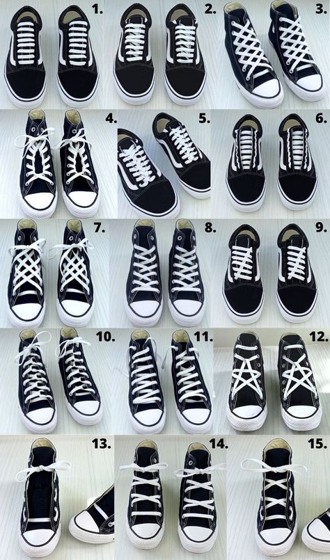 Shoelace Color Meaning, Star Shoe Lace Pattern 8 Holes, Spider Web Shoe Laces, Cool Ways To Lace Boots, Cool Ways To Tie Converse, Shoe Lace Designs Converse, Double Shoe Lace Patterns, Creative Shoe Lacing, 7 Hole Shoe Lace Patterns