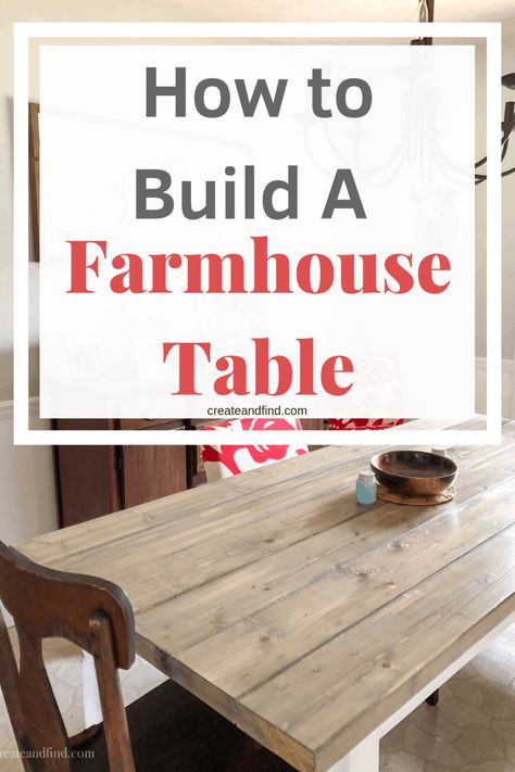 Build A Farmhouse, Diy Farm Table, Diy Farmhouse Decoration, Build A Farmhouse Table, Farmhouse Table Plans, Build A Table, Diy Farmhouse Table, Diy Dining Table, Diy Dining