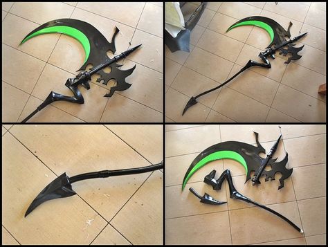 Shinoa Scythe, Shinoa Hiiragi, Armadura Cosplay, Cosplay Tutorial, John Smith, Seraph Of The End, Cool Swords, Cosplay Diy, Owari No Seraph