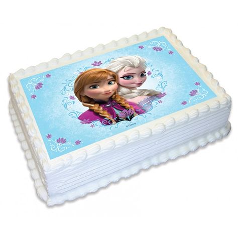 Frozen Party Supplies, Disney Frozen Cake, Anna Et Elsa, Anna Cake, Frozen Cake Topper, Photo Cake Topper, Disney Frozen Party, Frozen Themed Birthday Party, Elsa And Anna