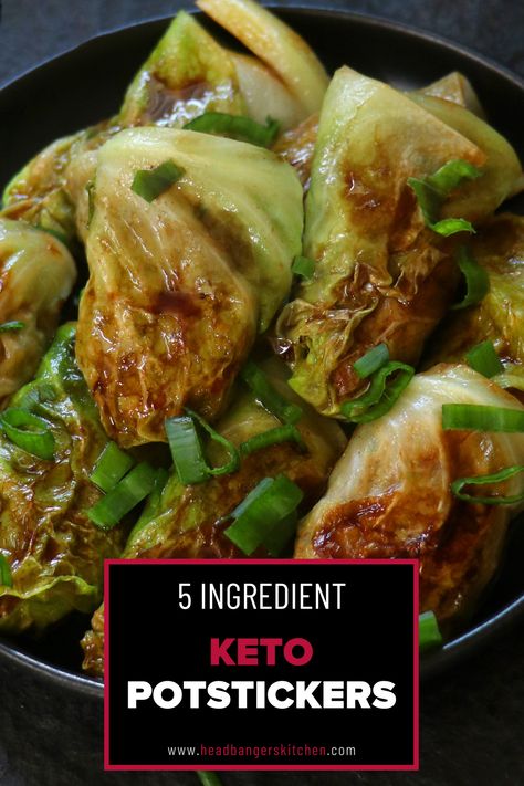 Keto Dumplings, Keto Potstickers, Vegan Paneer, Vegetarian Chinese Recipes, Potstickers Recipe, Pan Fry, Low Carb Eating, Cabbage Leaves, Keto Cooking