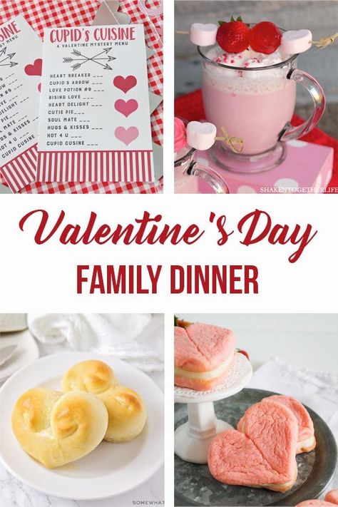 Family Valentines Dinner, Valentines Food Dinner, Family Valentines Day, Healthy Valentines, Family Dinner Ideas, Romantic Dinner For Two, Romantic Meals, Valentine Dinner, Valentines Day Dinner