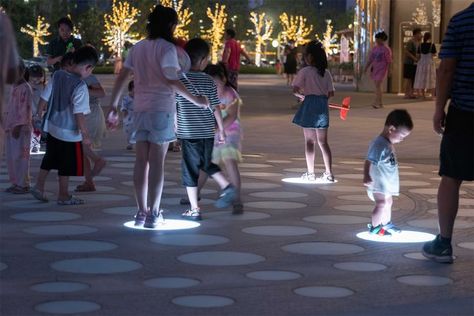 Interactive Lighting, Pedestrian Walk, Industrial Design Portfolio, Architecture Foundation, Urban Intervention, Public Space Design, Urban Lighting, Playground Design, Interactive Installation