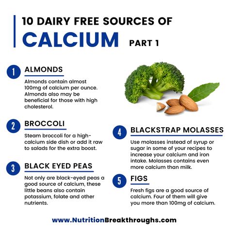 Dairy-Free Foods for Building Strong Bones Calcium Sources, Food For Strong Bones, Creamy Pasta Sauce, Good Sources Of Calcium, Dairy Free Alternatives, Great Health, Sources Of Calcium, Strong Bones, Fresh Figs