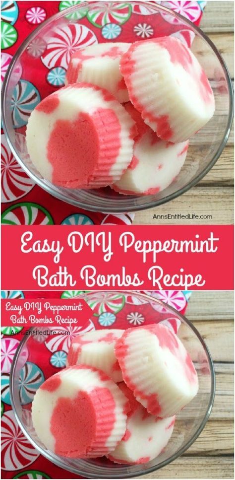 Homemade Peppermint Bath Bombs Bath Bomb Recipe Easy, Bath Boms Diy, Bath Boms, Bombe Recipe, Homemade Bath, Bath Bomb Recipes, Homemade Bath Products, Best Bath, Diy Essential Oils