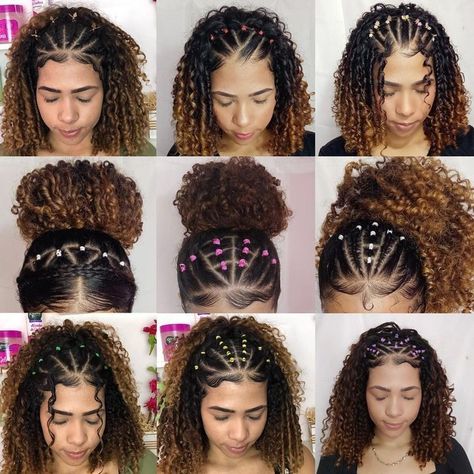 Connect Hairstyles For Black Women, Cute Hairstyles With Rubber Bands Curly Hair, Curly Hairstyles With Elastic Bands, Rubber Band Hairstyles Natural Hair Curly, Rubber And Hairstyles, Natural Hair Styles Easy Rubber Bands, Biracial Hairstyles For Women, Rubber Band Curly Hairstyles, Rubber Band Hairstyles Short Hair