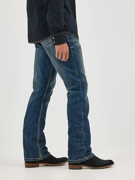 Black bootcut jeans