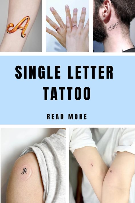 Single Letter Tattoo Cursive Letter A Tattoo, Single Initial Tattoo, Tiny B Tattoo, Single Letter Tattoo Placement, Initial Tattoo Placement For Women, Monogram Tattoo Initials, X Tattoo Letter, Letter I Tattoo, R Initial Tattoo