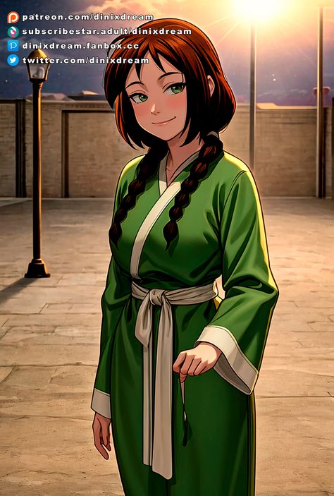 Atla Jin, Jin Avatar The Last Airbender, June Avatar The Last Airbender, Jin Avatar, Anime Kimono, Chinese Dresses, Avatar The Last Airbender Art, Legend Of Korra, Chinese Dress