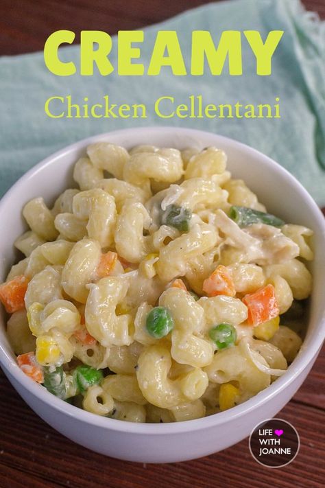 Creamy Chicken Cellentani - This creamy chicken cellentani dish is everything you love about chicken and pasta. #chickenandpasta #chickencellentani #chickenrecipe #easychickenrecipe #creamychickenrecipe via @joannegreco Cellentani Pasta Recipes, Cellentani Pasta, Wheat Pasta Recipes, Quick Easy Chicken, Chicken And Pasta, Creamy Chicken Recipes, Quick Lunch Recipes, Creamy Pasta Recipes, Quick Chicken Recipes