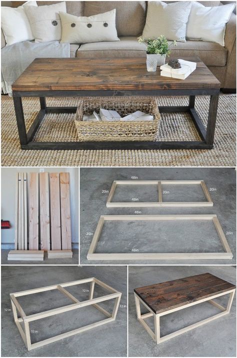 Koti Diy, تصميم الطاولة, Craft Table Diy, تصميم للمنزل العصري, Hemma Diy, Diy Holz, Diy Coffee Table, Diy Home Furniture, Small Homes