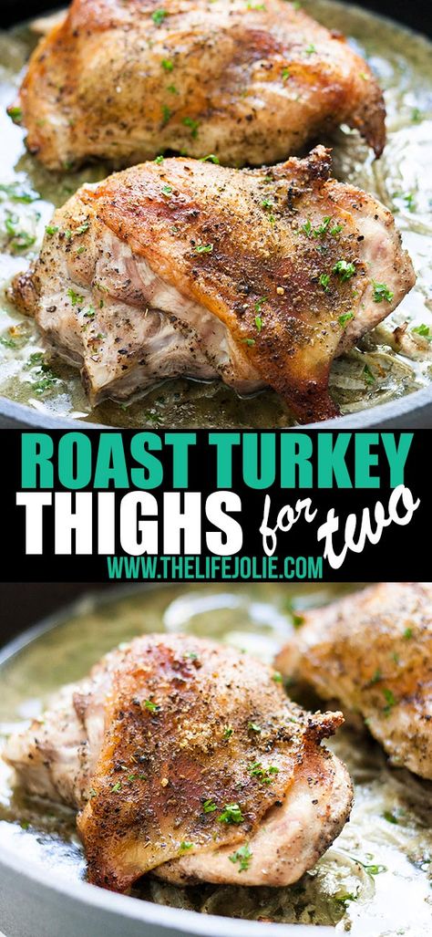 Turkey Thigh Recipes, Roasted Turkey Thighs, Marinated Turkey Breast, Turkey Leg Recipes, Marinated Turkey, Turkey Thighs, Cooking Turkey Breast, Turkey Meat Recipes, Roast Turkey Recipes