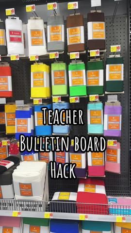 Need a unique bulletin board idea? Think of all the possibilities with... | Bulletin Board | TikTok Learning Target Bulletin Board, Bulletin Board Organization Ideas, Bulletin Board Information Center, Bulletin Board Alternative, Bulletin Board Storage Ideas, Bulletin Board Background Ideas, Tissue Paper Bulletin Board, Bulletin Border Ideas, Diy Bulletin Board Border