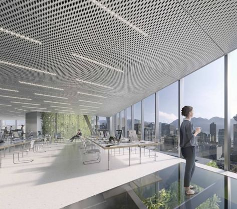 Target Office, Apple Office, Office Space Corporate, Sky Lanterns, Interior Design Presentation, Workspace Design, Office Workspace, Corporate Office, Green Roof