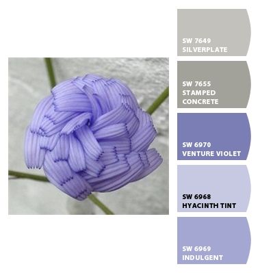 Paint colors from Chip It! by Sherwin-Williams Hyacinth Tint Sherwin Williams, Paint Chips, Sherwin Williams, Wall Design, Paint Colors, Beautiful Homes, Front Door, Violet, Chips