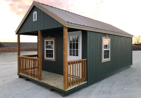 Shed To House Conversion, Shed To House, Converted Shed, Livable Sheds, Portable Storage Buildings, Shed Tiny Home, Shed Tiny House, Shed Cabin, Shed Home