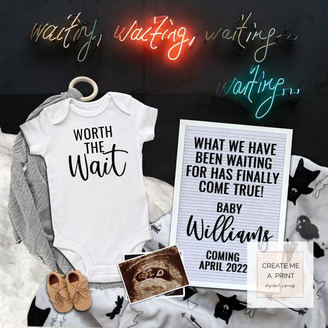 Holiday Baby Announcement, Pregnancy Announcement Social Media, Digital Baby Announcement, Pregnancy Announcement Template, Ultrasound Pictures, Announcement Pregnancy, Spring Maternity, Baby Q, Summer Pregnancy