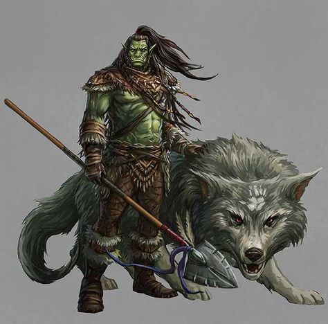 Dungeons & Dragons: Wizards, Warlocks, Druids & Sorcerers II (inspirational) - Imgur Ogre Character Design, Orc Druid, Dnd Orc, Dnd Druid, Character Commission, Warcraft Art, Fantasy Races, Dungeons And Dragons Characters, Fantasy Monster