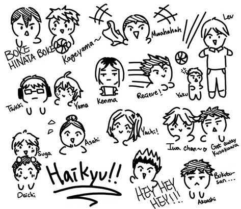 :D English Translation, Haikyu!!, My Profile, Doodles, Anime