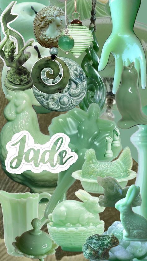 #jade Green Jade Aesthetic, Jade Core, Jade Aesthetic, Jade Wallpaper, Verde Jade, Mint Green Aesthetic, Esthetician Room, Jade Stone, Green Aesthetic