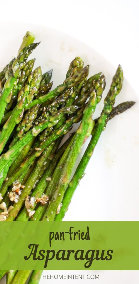 Quick Healthy Side Dishes, Pan Fried Asparagus, Fried Asparagus, Asparagus Fries, Asparagus Recipes, Quick Side Dishes, Healthy Side Dish, Healthy Side, Asparagus Recipe