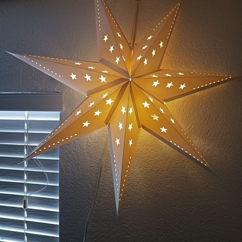 Ikea large white paper star lantern Ikea Paper Stars, Paper Star Lanterns, Star Lantern, Star Lanterns, Cute Star, Paper Stars, Cute Stars, Paper Lanterns, Dear Santa