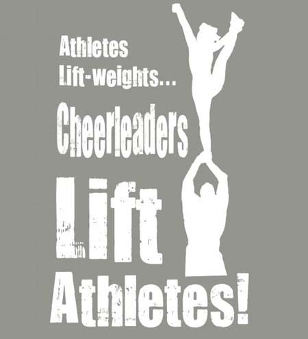 Yes, exactly, we cheerleaders rule! Cheer is much of a sport than any other sport out there! Cheerleading Quotes, Cheer Workouts, Lift Weights, Cheer Hair, Cheerleading Gifts, Cheer Stunts, Competitive Cheer, Cheer Coaches, All Star Cheer