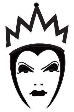 Disney - evil queen Snow White Walt Disney company villain Free Halloween pumpkin carving stencil design template pattern Evil Queen Svg, Disney Pumpkin Stencils, Disney Stencils, Silhouettes Disney, Pumpkin Carving Stencils Templates, Frozen Font, Printable Pumpkin Stencils, Silhouette Disney, Pumpkin Stencils Free