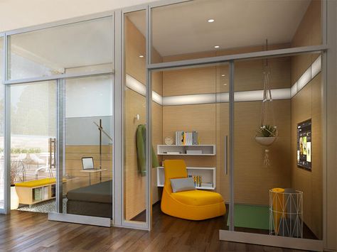 Quiet Room Ideas, Open Office Layout, Susan Cain, Quiet Room, Room Of One's Own, Office Space Design, Office Layout, Collaboration Space, Open Office