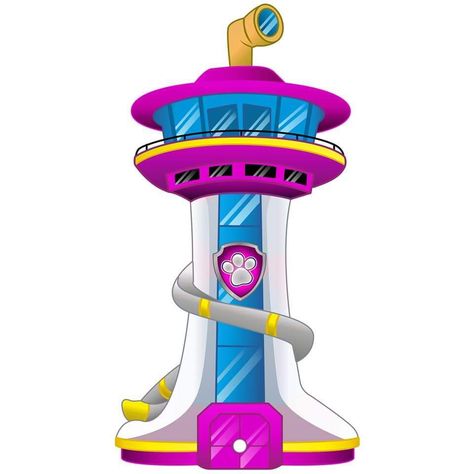 Escudo Paw Patrol, Skye Paw Patrol Cake, Paw Patrol Tower, Pink Paw Patrol, Paw Patrol Png, Sky Paw Patrol, Crown Clip Art, Paw Patrol Party Decorations, Paw Patrol Birthday Theme