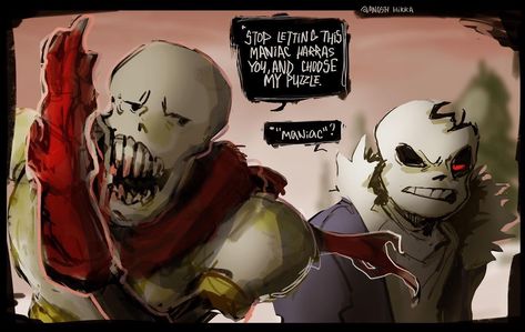 Horrortale Papyrus, Ut Art, Undertale Oc, Horror Tale, Horror Sans, Undertale Comic Funny, Anime Undertale, Cool Monsters, Undertale Funny