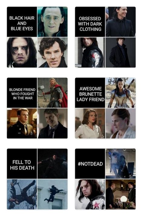 Coincidence? I think NOT!<<< Only two of those thre are my fave, and those are... *drums start doing suspense effects* BUCKY AND LOKI!!!!!!!!!! How To Be Like Sherlock Holmes, Loki And Dr Strange, Dr Strange Comic Art, Bucky And Loki, Sherlock Characters, Dr Strange Comic, Sherlock Jokes, Sherlock Holmes Art, Benedict Sherlock