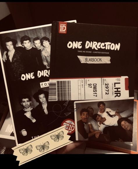 Album Covers One Direction, Four Aesthetic One Direction, One Direction Aesthetic Polaroid, One Direction Four Album Aesthetic, One Direction Made In The Am Album Cover, Take Me Home, Yearbook, Limited Editions, One Direction