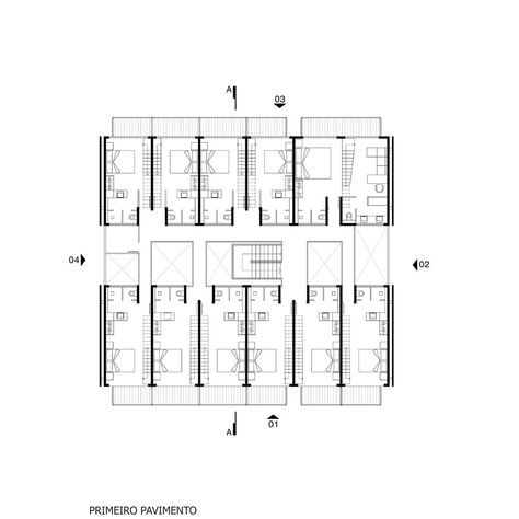 Hostel Design, Hotel Room Plan, Small Hotel Room, Mini Hotel, Hotel Bedroom Design, Hotel Design Architecture, Apartment Plan, Hotel Floor Plan, Hostels Design