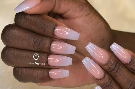 Nail Trends Ombre, Ombre Nail Ideas, Black Ombre Nails, Red Ombre Nails, Purple Ombre Nails, Blue Ombre Nails, Rose Gold Ombre, Types Of Manicures, Ombre Manicure