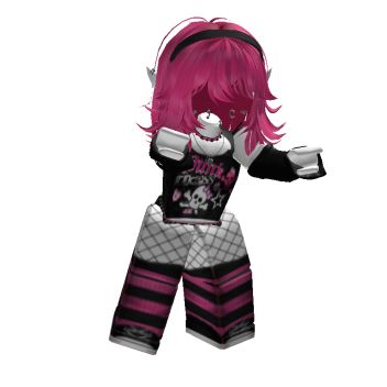 Hot Pink Roblox Avatar, Scene Roblox Avatar Codes, Scenecore Roblox Avatar, Scene Roblox Outfits, Roblox Scene Outfits, Scene Roblox Avatar, Roblox R6 Fits, Goth Roblox Avatars, Pink Emo